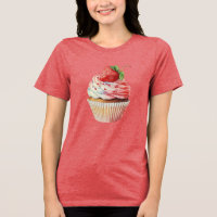 Strawberry Cupcake Sweet Dessert