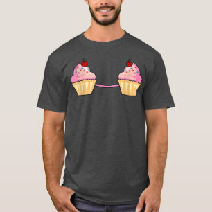 Strawberry Cupcakes Costume Halloween Chest Cospla T-Shirt