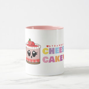 Strawberry cute cheesecake cup