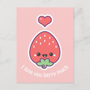 Strawberry Cute Postcard