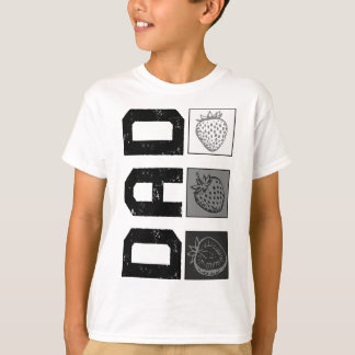 Strawberry Dad Fruit Lover New Dad Father's Day Ve T-Shirt