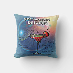 Strawberry Daiquiri (#10 of 12 Drink Recipe Sets) Cushion