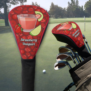Strawberry Daiquiri Golf Head Cover