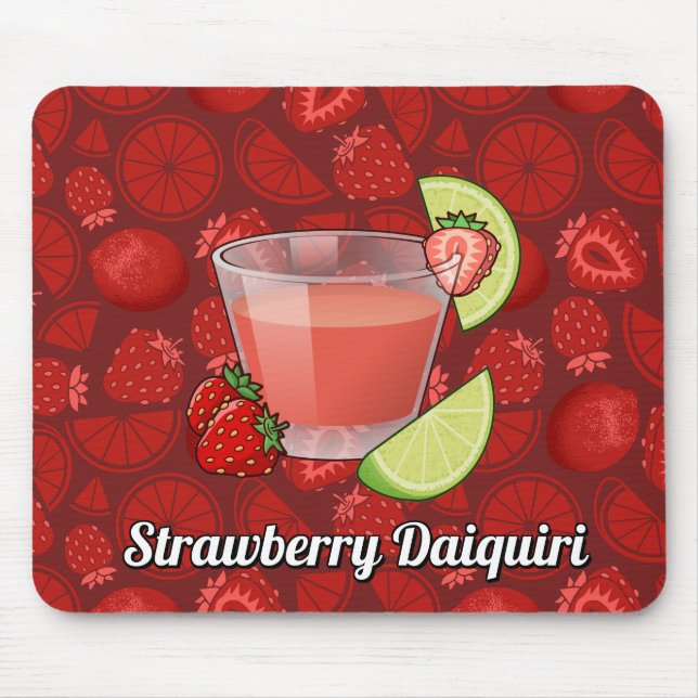 Strawberry Daiquiri Mouse Pad (Front)