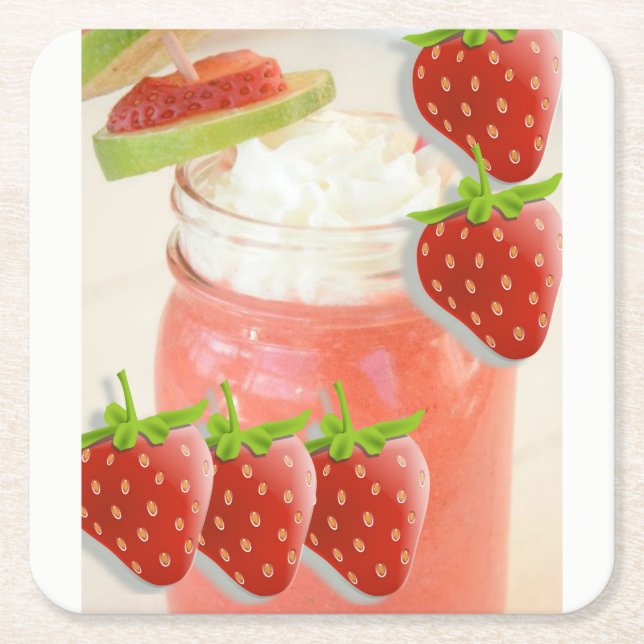Strawberry Daquiri Coaster (Front)