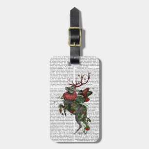 Strawberry Deer Luggage Tag