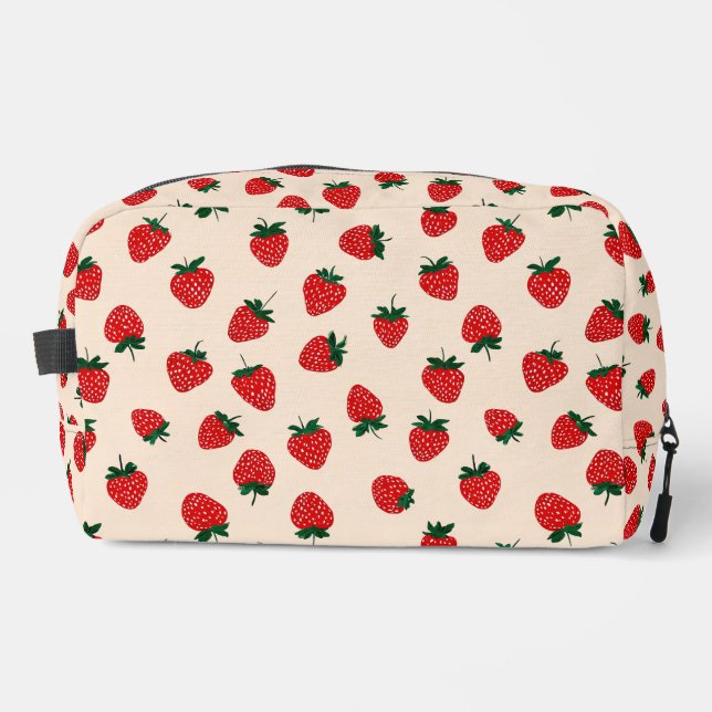 Strawberry Delight Cosmetic Dopp Kit (Front)