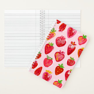 Strawberry Delight Pattern Notebook