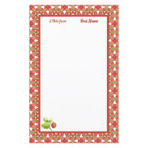 Strawberry Delight Personalised Stationery