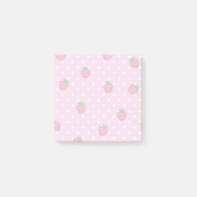 Strawberry delight sticky noes post-it notes (Front)