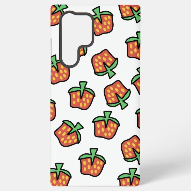 Strawberry design phone case (Back)