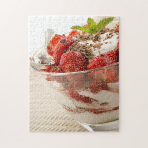 Strawberry Dessert With Fresh Yogurt Jigsaw Puzzle