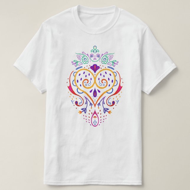 strawberry doodle drawing T-Shirt (Design Front)