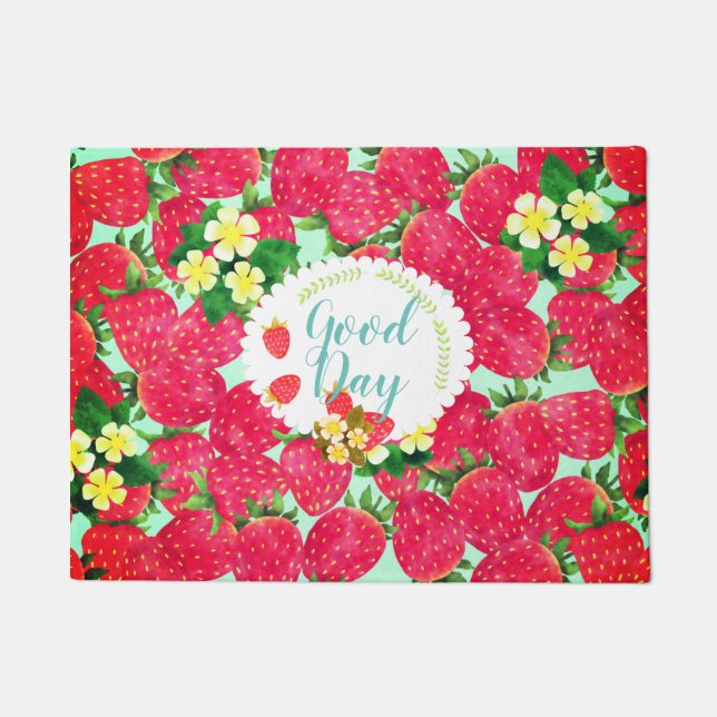 Strawberry Doormat (Front)