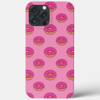 Strawberry Doughnut with Sprinkles Cartoon