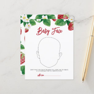 Strawberry Draw Baby Face Game 