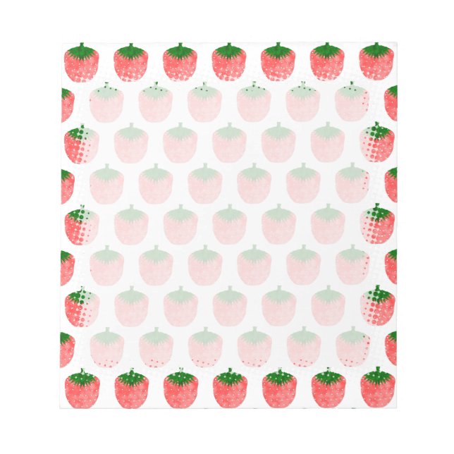 Strawberry Drawing Notepad (Front)