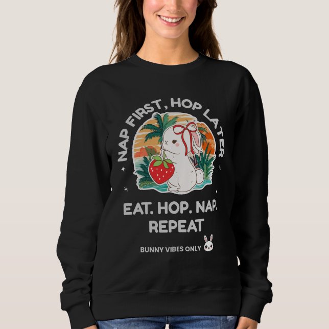 Strawberry Dream Bunny Sweatshirt (Front)