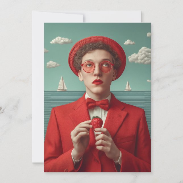 Strawberry Dream in Red Card (Front)