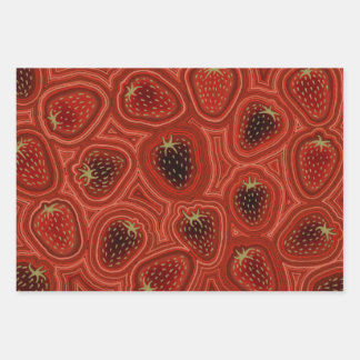 Strawberry Dreams  Wrapping Paper Sheet