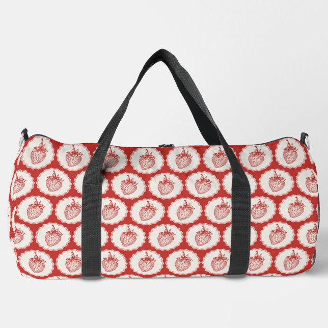 Strawberry Duffle Bag (Front)