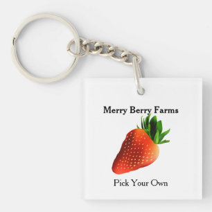 Strawberry Farm Promotional Key Ring