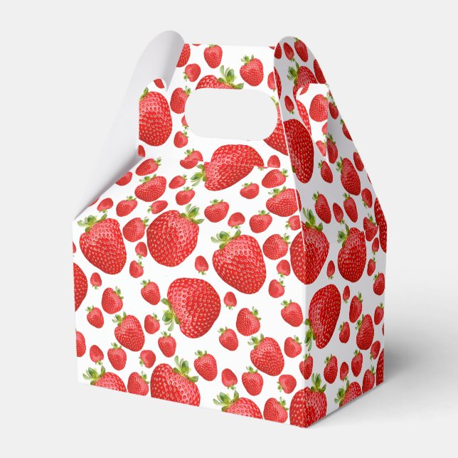 strawberry Favour Box (Front Side)