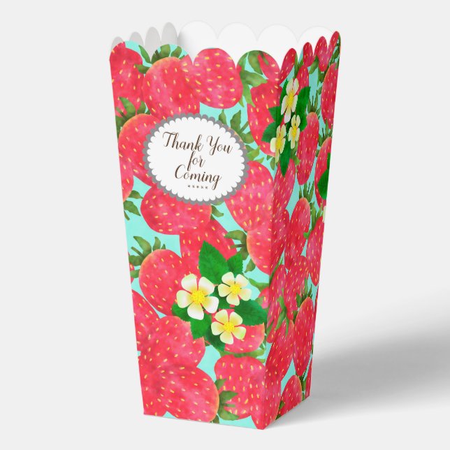 Strawberry Favour Box (Front)