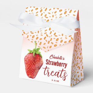 Strawberry Favour Box