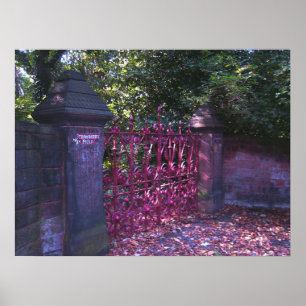 Strawberry Field Gates, Liverpool UK. Poster