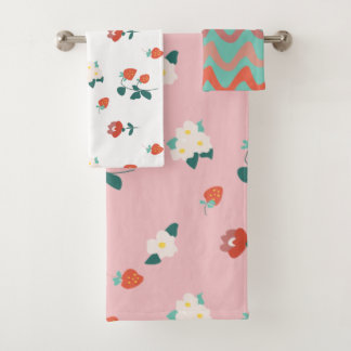 Strawberry Fields Bath Towel Set