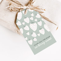 Strawberry Fields Berry Sweet Teal Girl Favour