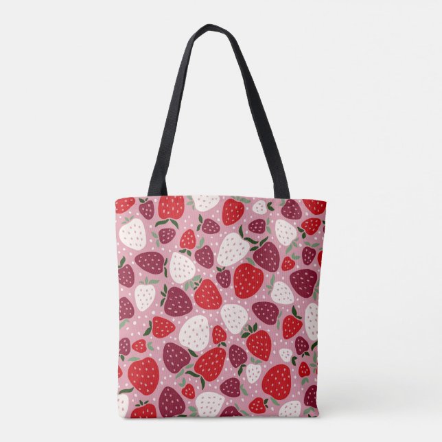 Strawberry Fields Carryall Tote Bag (Back)