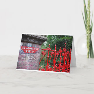 Strawberry Fields Liverpool Card