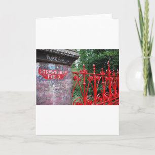 Strawberry Fields Liverpool Card