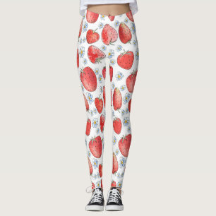 Strawberry Fields: Summer Freshness Leggings