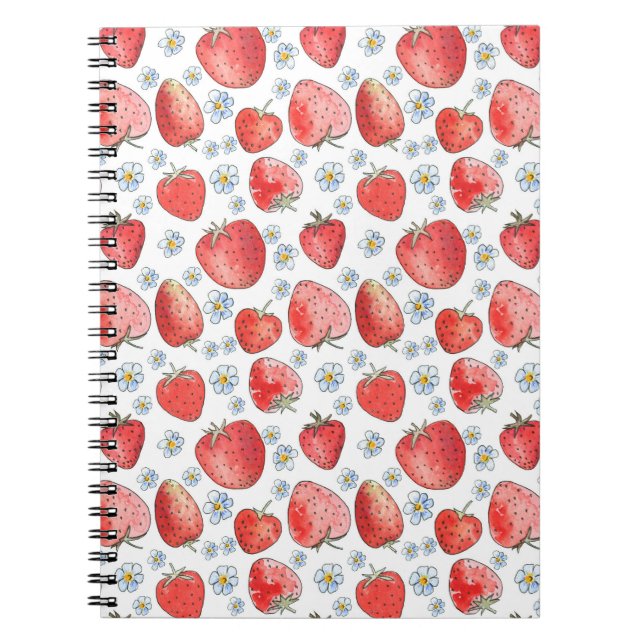 Strawberry Fields: Summer Freshness Notebook (Front)