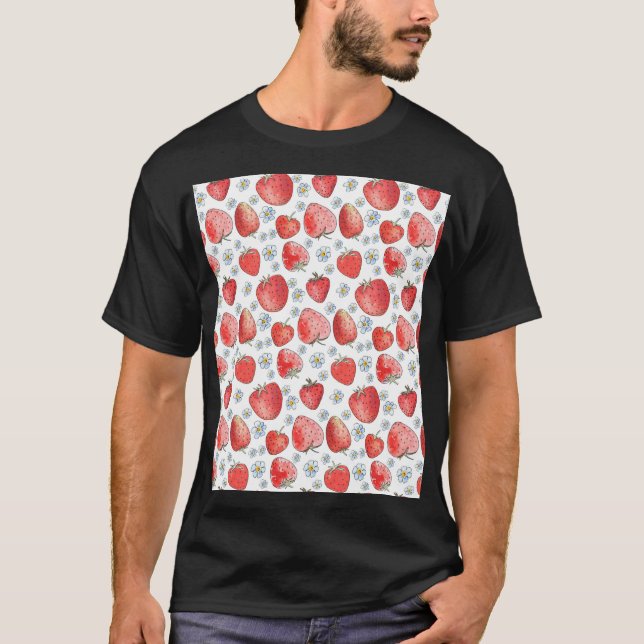 Strawberry Fields: Summer Freshness T-Shirt (Front)