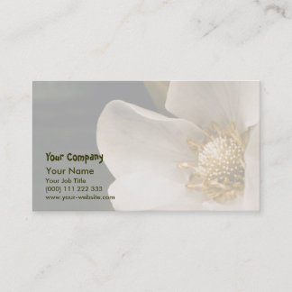 Strawberry flower business card