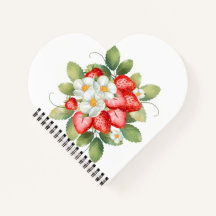 Strawberry Flower Fruit Stationary Paper Note