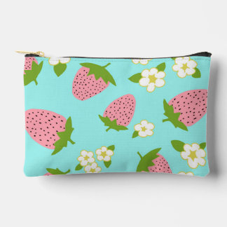 Strawberry Flower Make-up/Pencil Bag