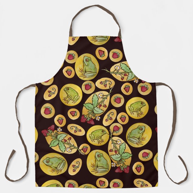Strawberry Frogs Forever                           Apron (Front)