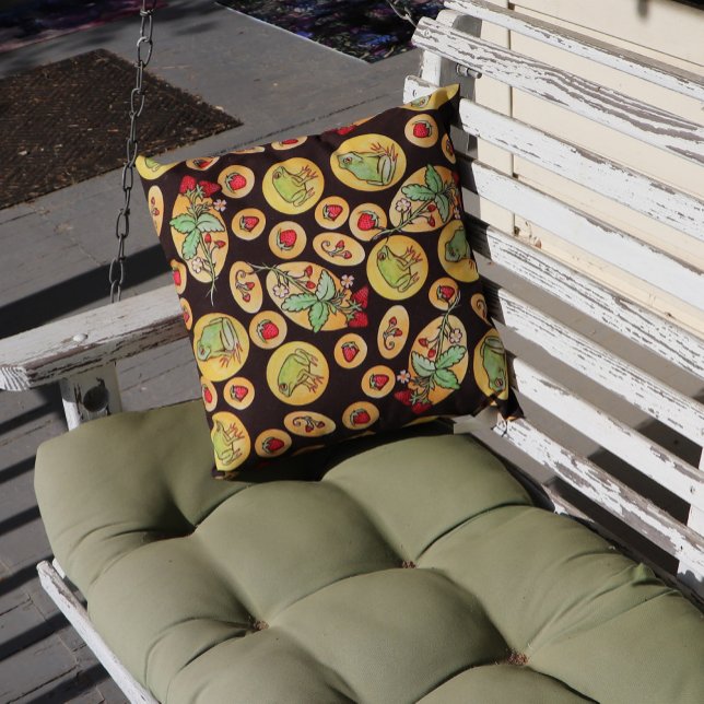 Strawberry Frogs Forever          Cushion (Creator Uploaded)
