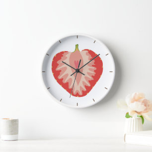 Strawberry Fruit Clock