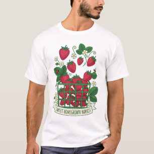 Strawberry Fruit Food Berry Sweet Basket T-Shirt