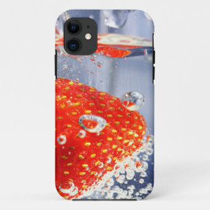 Strawberry fruit in water photography beautiful iPhone 11 case