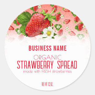 Strawberry Fruit Package Label