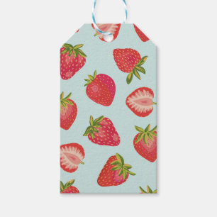 Strawberry Fruit Pattern Gift Tags