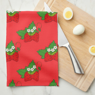 Strawberry Fruit Pattern Kitchen towel