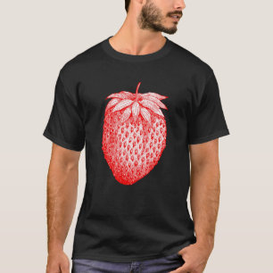 Strawberry Fruit Retro Vintage Graphics Women Men T-Shirt
